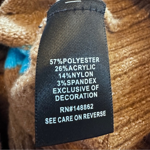 Torrid Vegan Cashmere Pullover Henley Sweater Striped Size 2x NWT Brand New - Picture 2 of 9